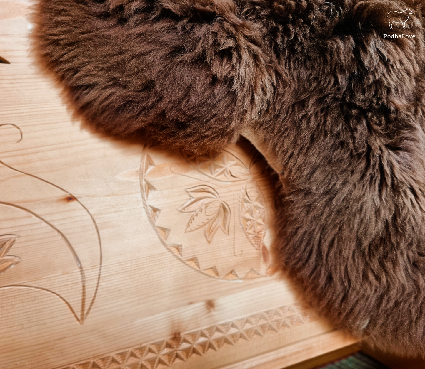 Sheepskin Premium Sheepskin Rug Natural Round Large XXL