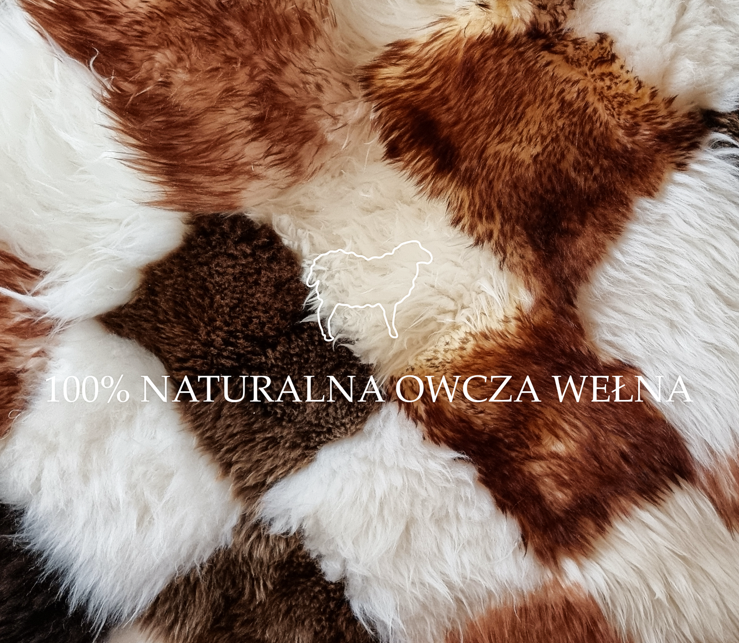 Sheepskin Premium Sheepskin Rug Natural Round Large XXL
