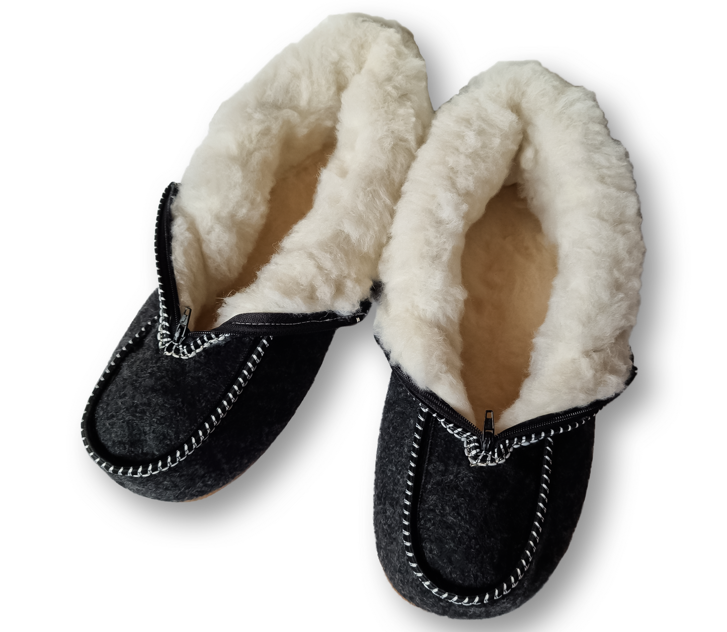 Highlander Home Slippers Warm Woolen Warm Winter Leather Slippers