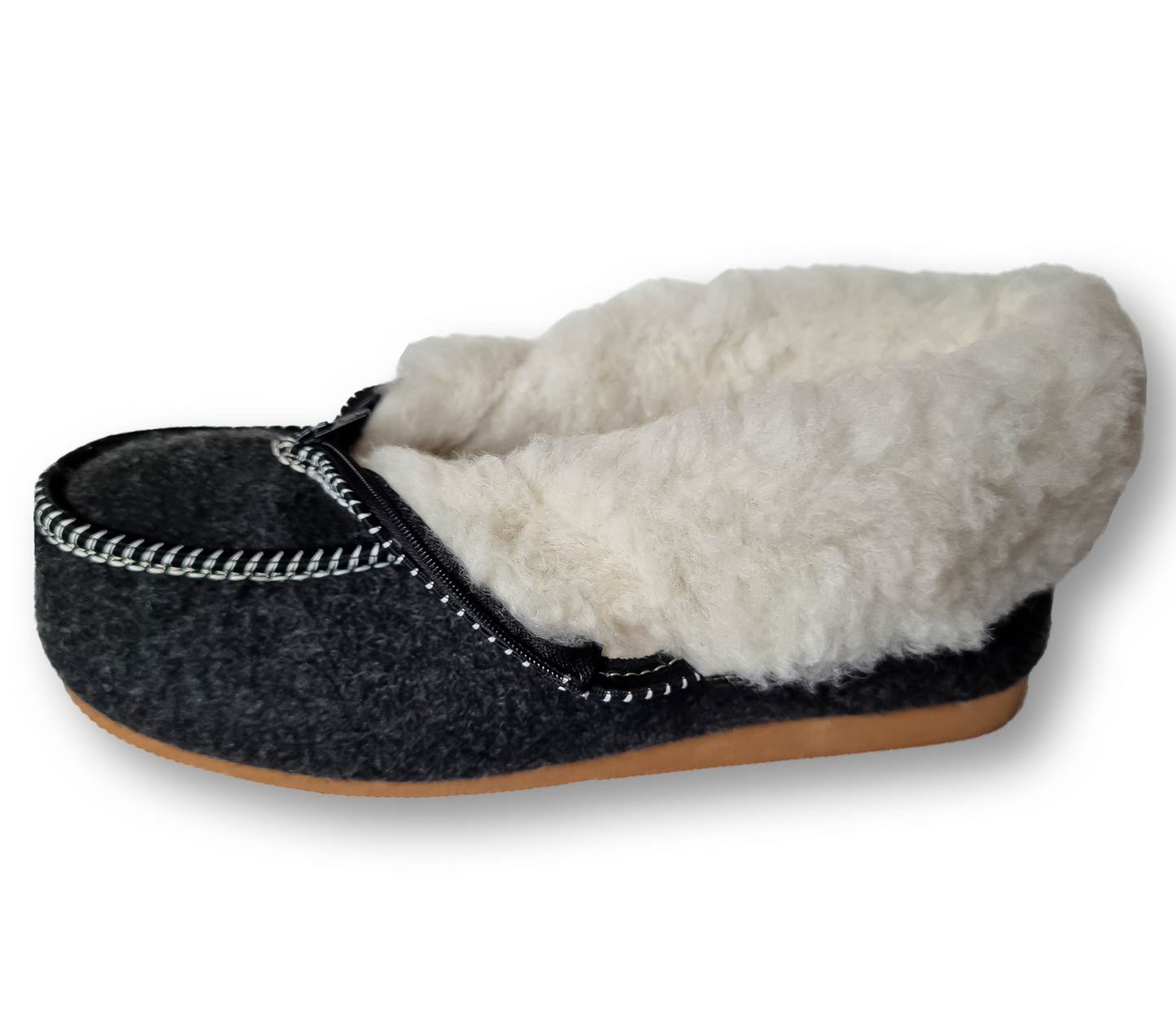 Highlander Home Slippers Warm Woolen Warm Winter Leather Slippers