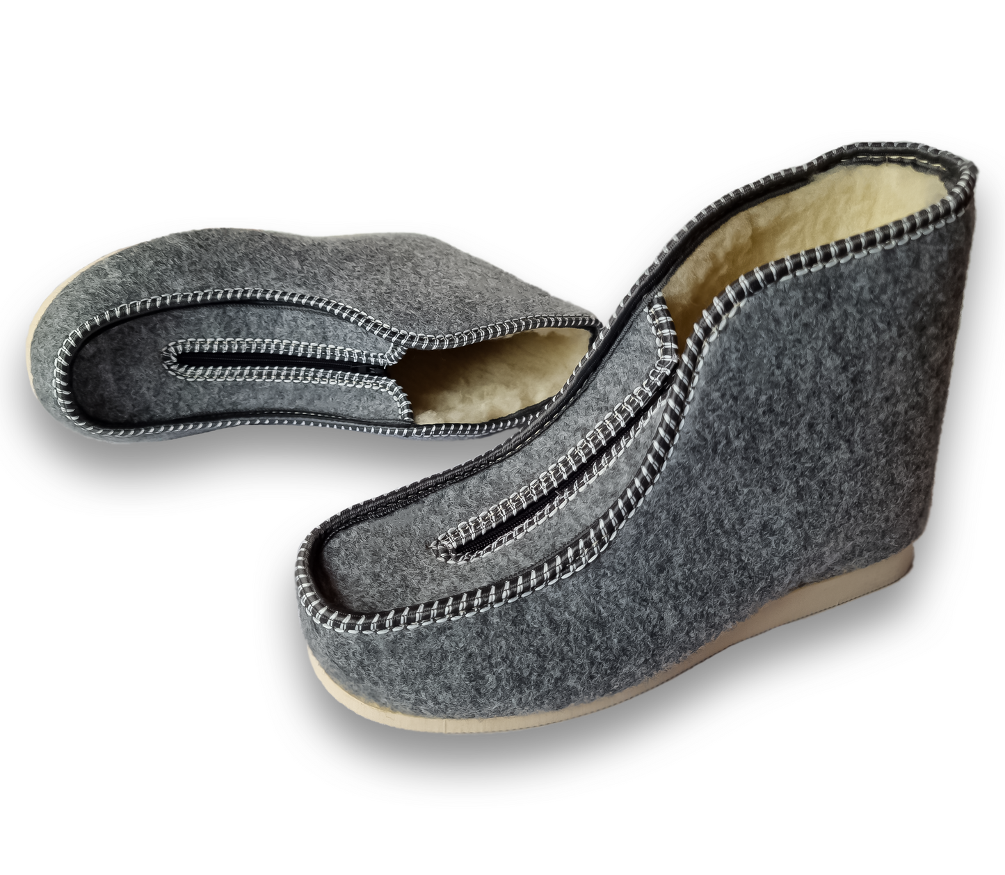 Highlander Home Slippers Warm Woolen Warm Winter Leather Slippers