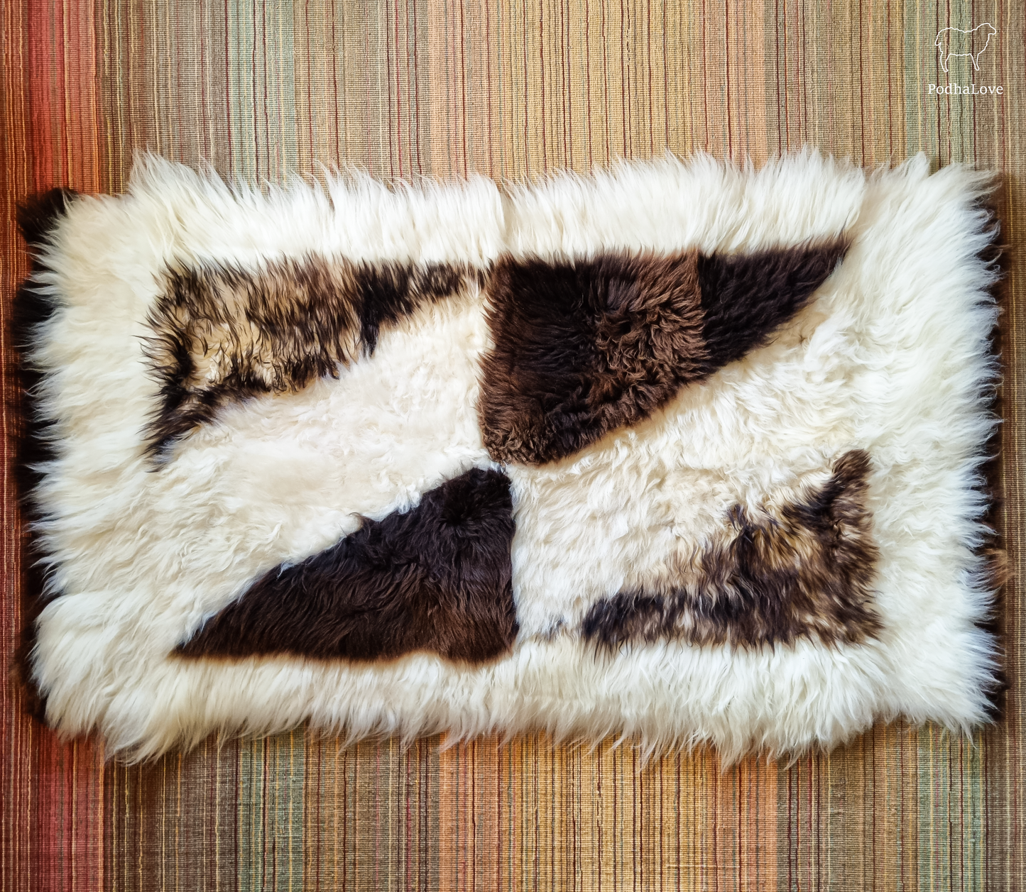 Sheepskin Premium Sheepskin Rug Natural Round Large XXL