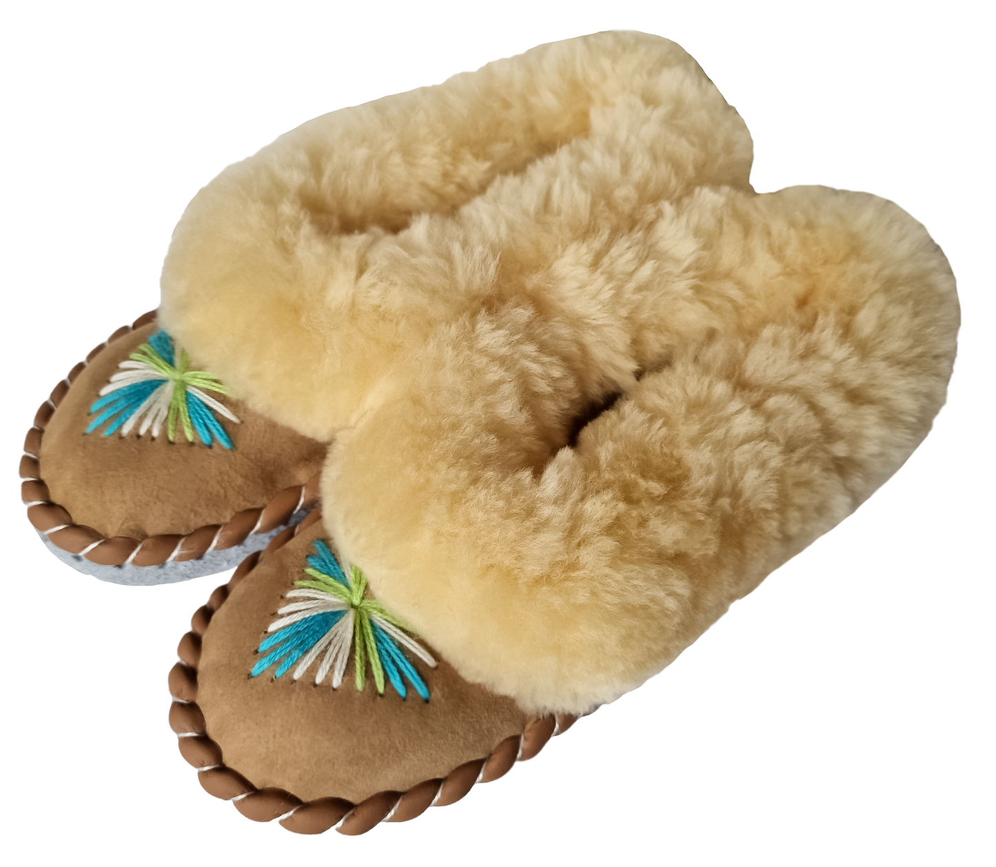 Highlander Home Slippers Warm Woolen Warm Winter Leather Slippers