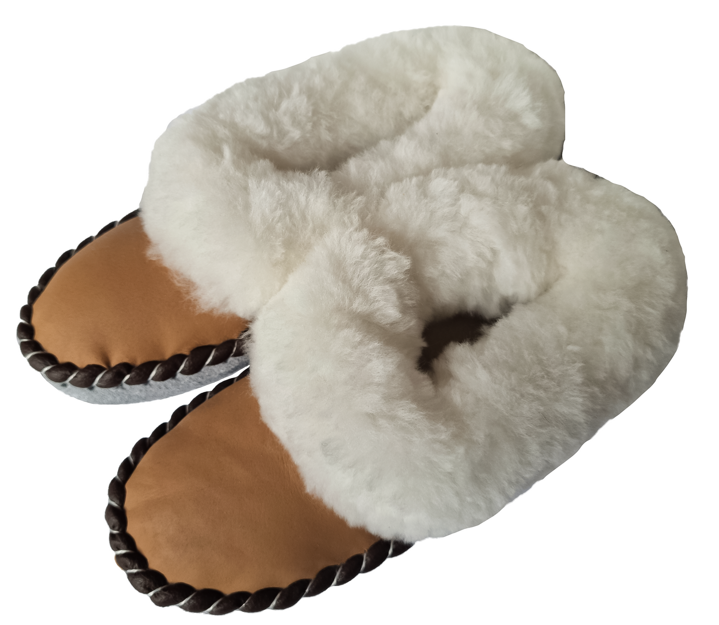 Highlander Home Slippers Warm Woolen Warm Winter Leather Slippers