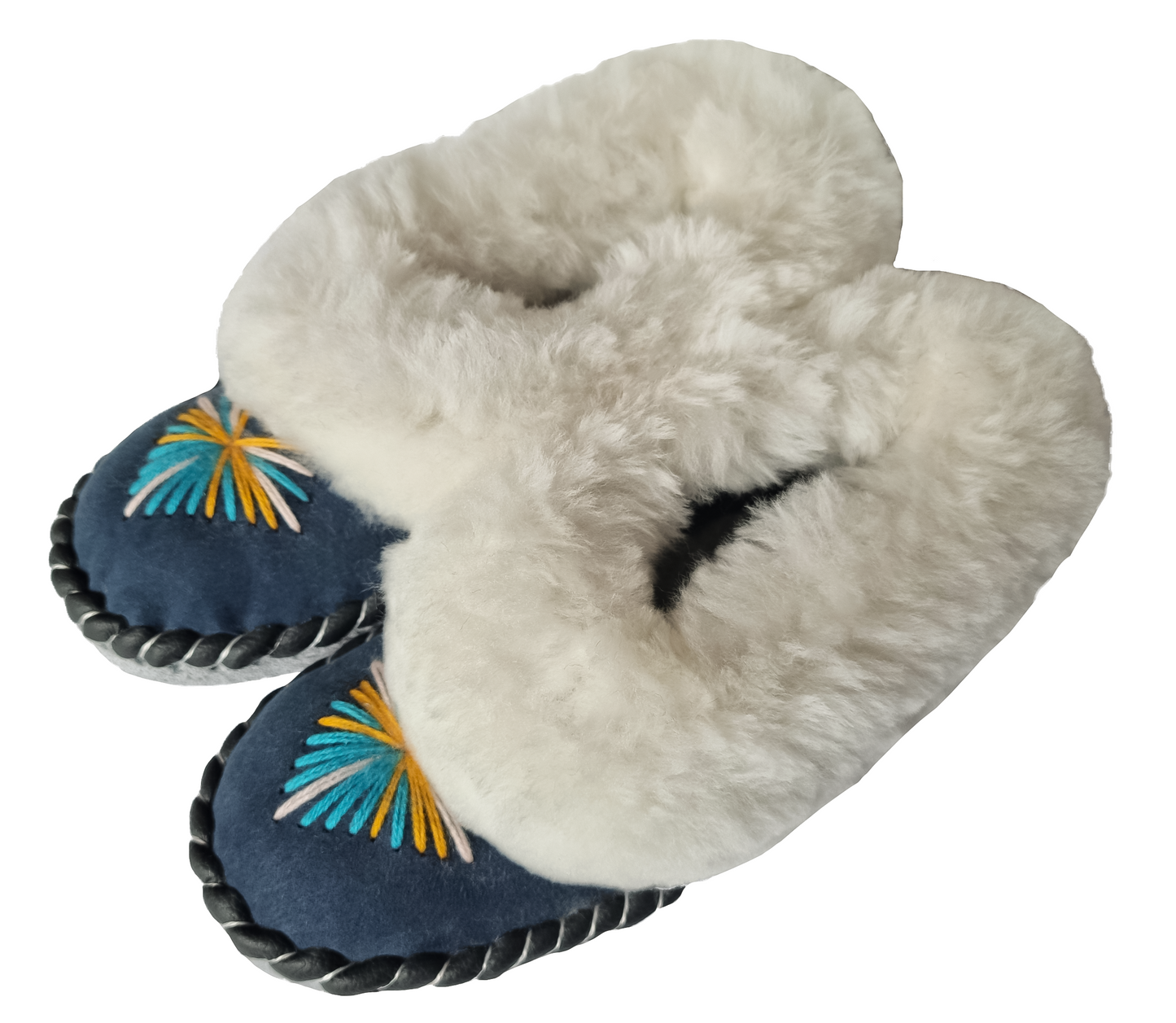 Highlander Home Slippers Warm Woolen Warm Winter Leather Slippers