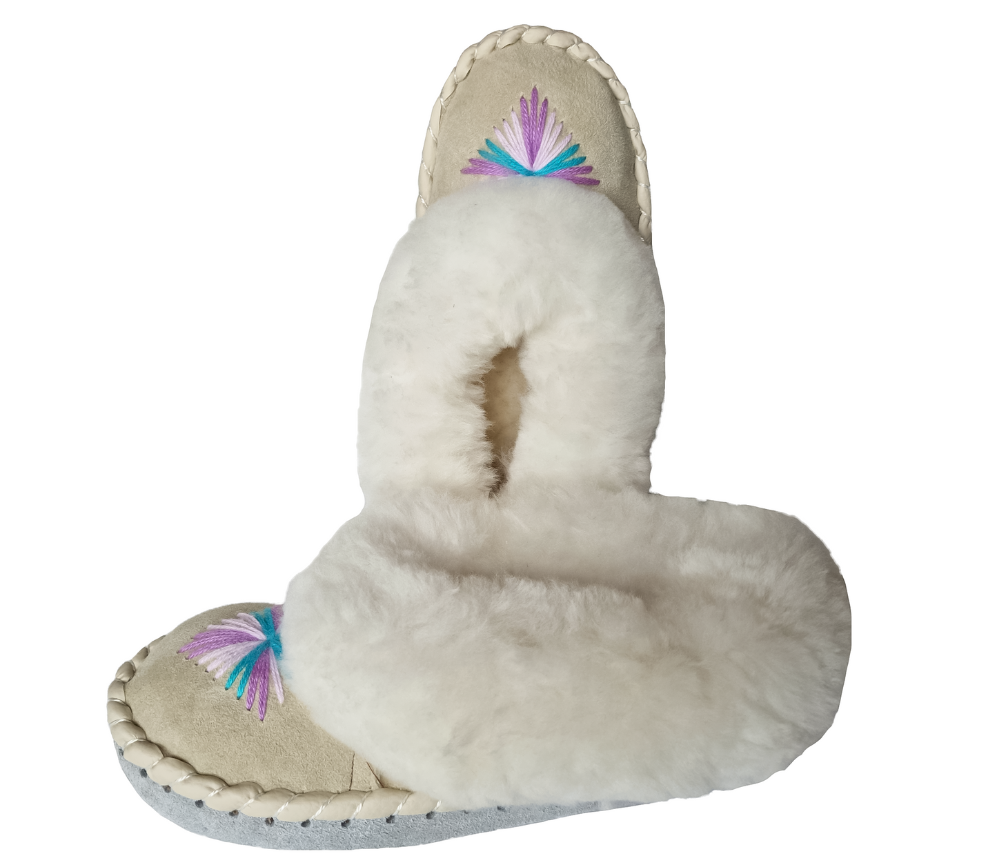 Highlander Home Slippers Warm Woolen Warm Winter Leather Slippers