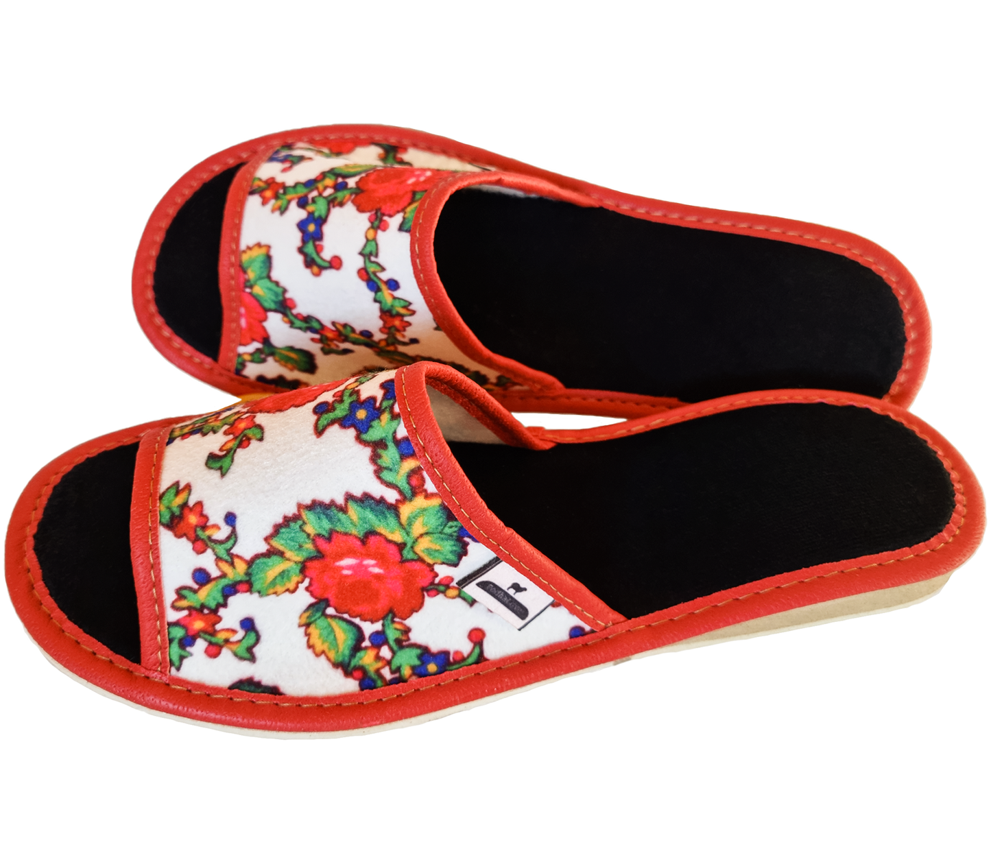 Podhalove Women's Slippers, Highlander Leather Flip-Flops, Ciapy Laczki