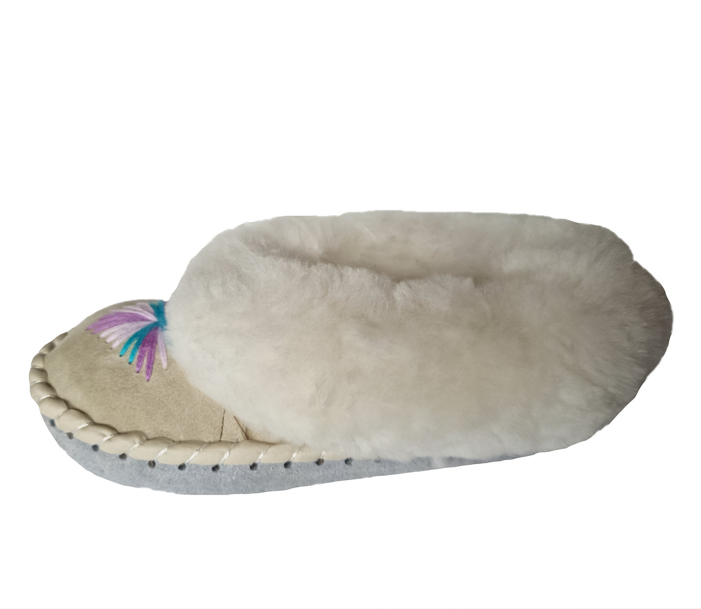 Highlander Home Slippers Warm Woolen Warm Winter Leather Slippers