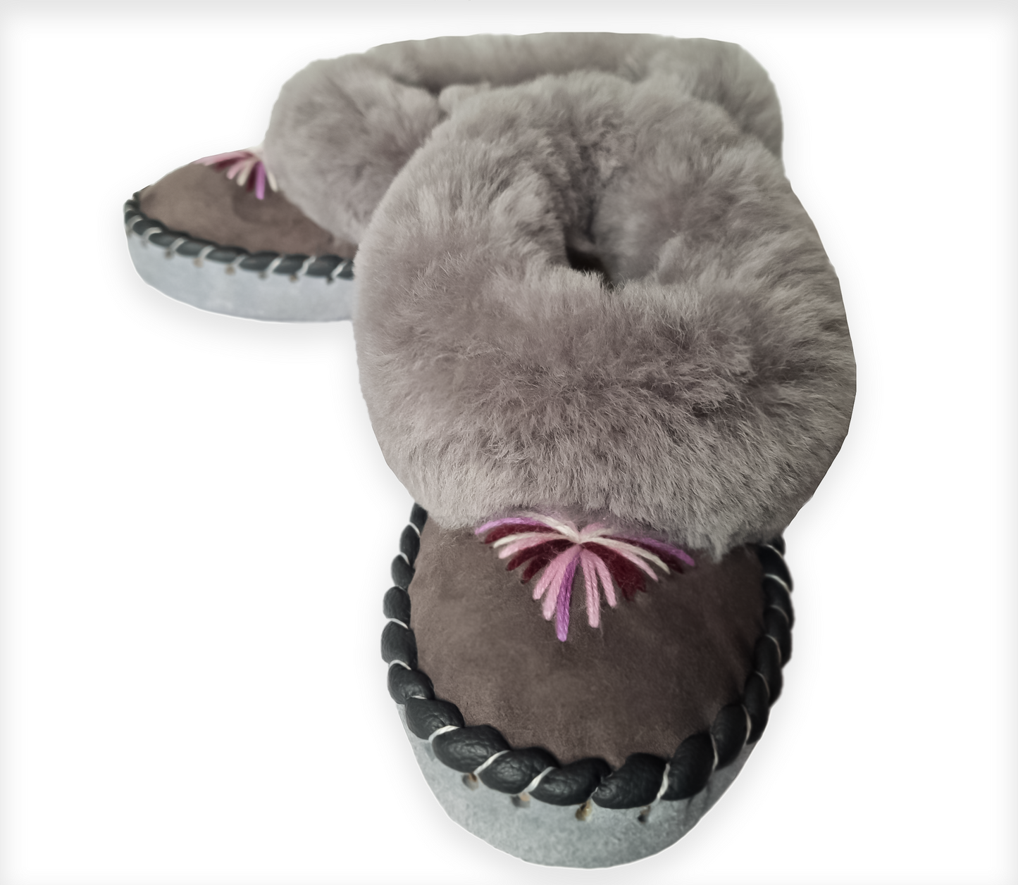 Highlander Home Slippers Warm Woolen Warm Winter Leather Slippers
