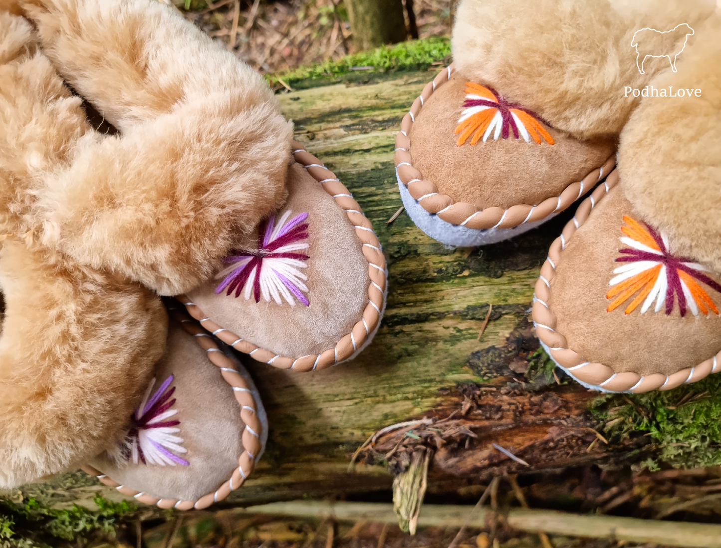Highlander Home Slippers Warm Woolen Warm Winter Leather Slippers