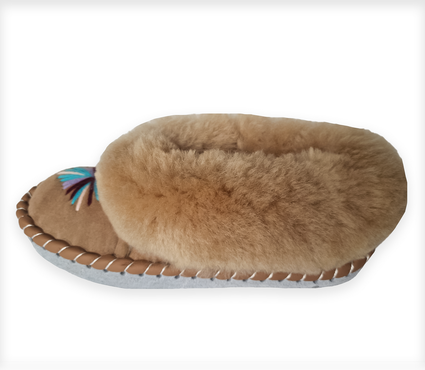 Highlander Home Slippers Warm Woolen Warm Winter Leather Slippers