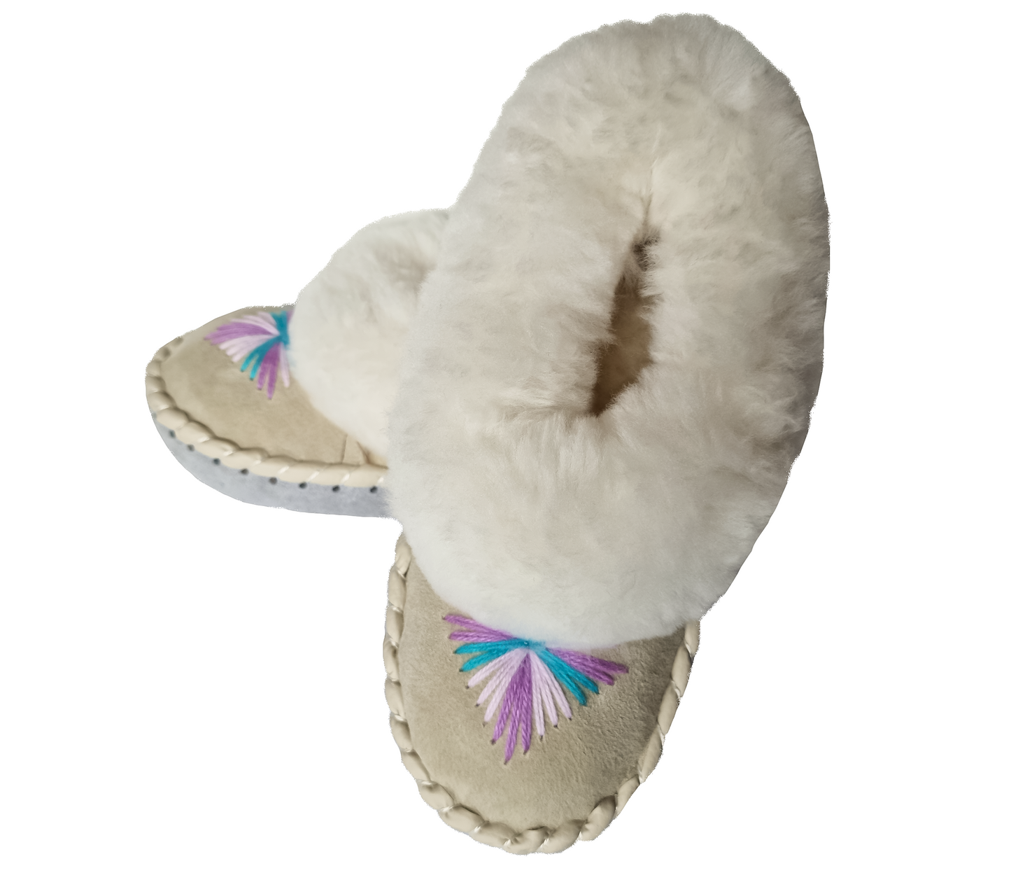 Highlander Home Slippers Warm Woolen Warm Winter Leather Slippers