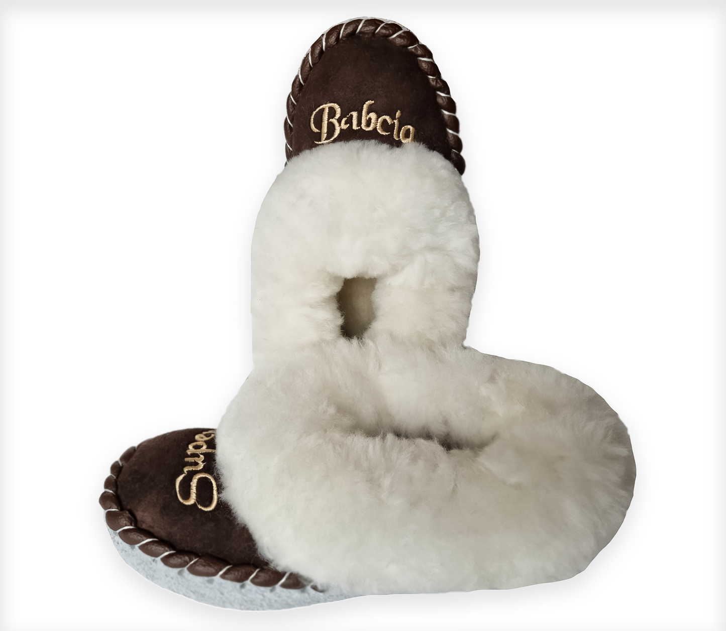 Highlander Home Slippers Warm Woolen Warm Winter Leather Slippers