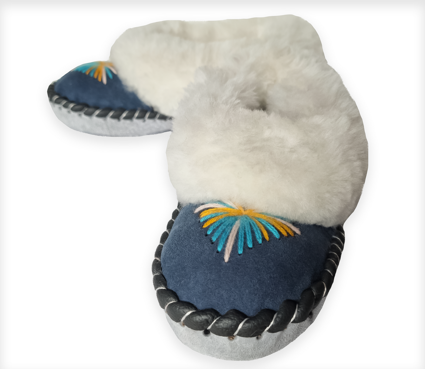Highlander Home Slippers Warm Woolen Warm Winter Leather Slippers