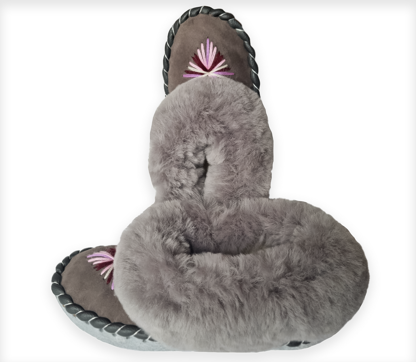 Highlander Home Slippers Warm Woolen Warm Winter Leather Slippers