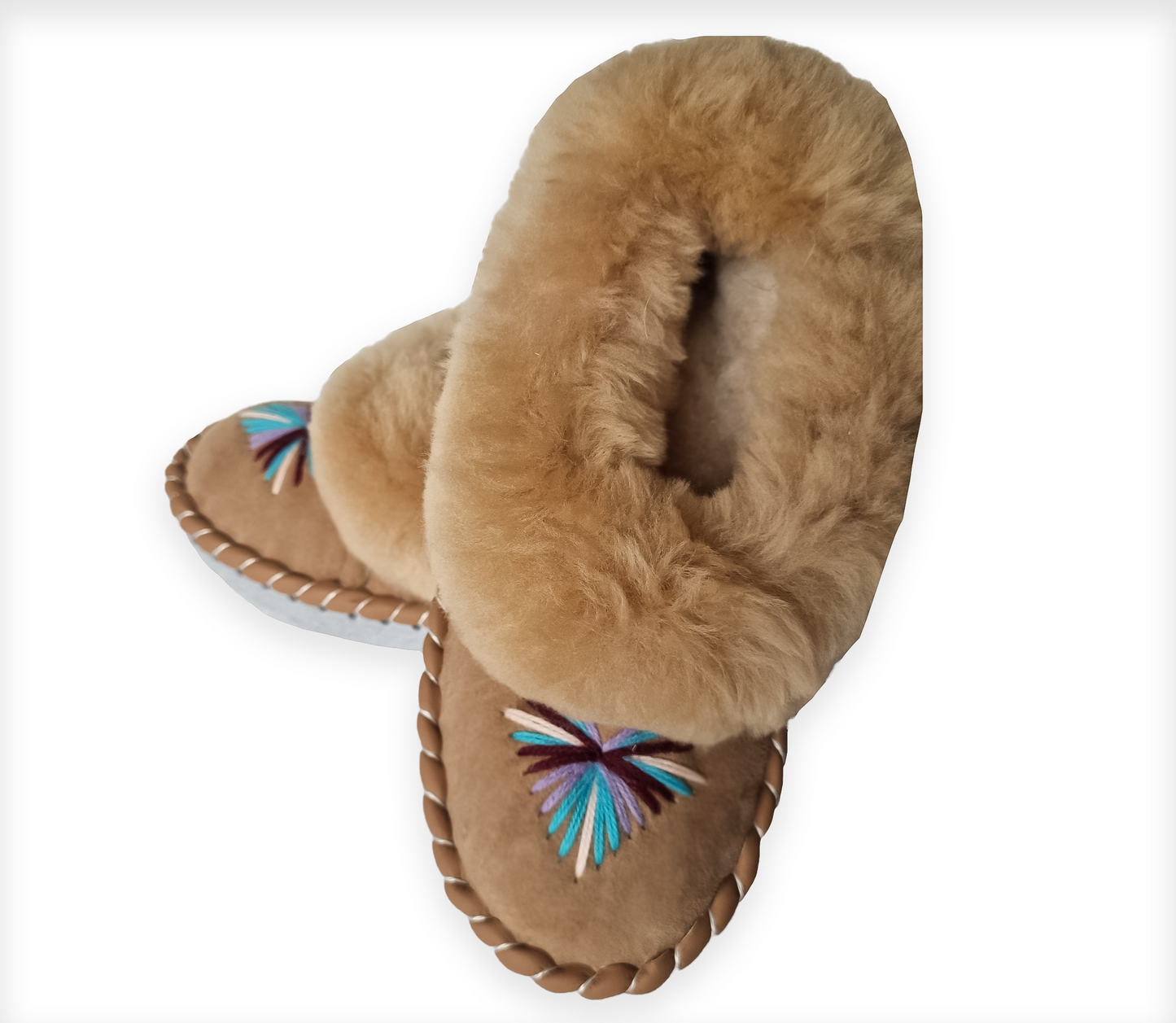 Highlander Home Slippers Warm Woolen Warm Winter Leather Slippers