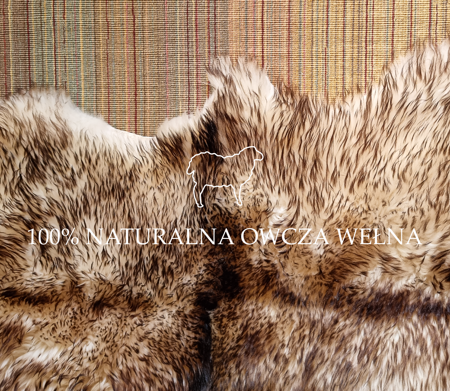 Sheepskin Premium Sheepskin Rug Natural Round Large XXL
