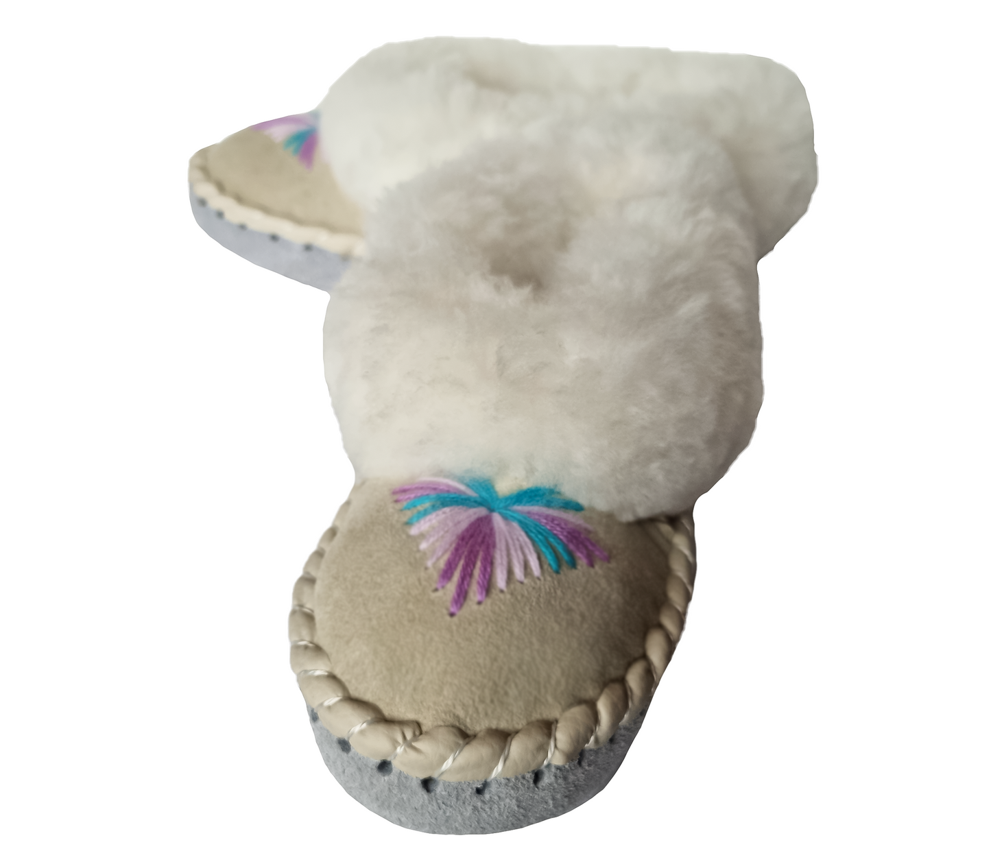Highlander Home Slippers Warm Woolen Warm Winter Leather Slippers