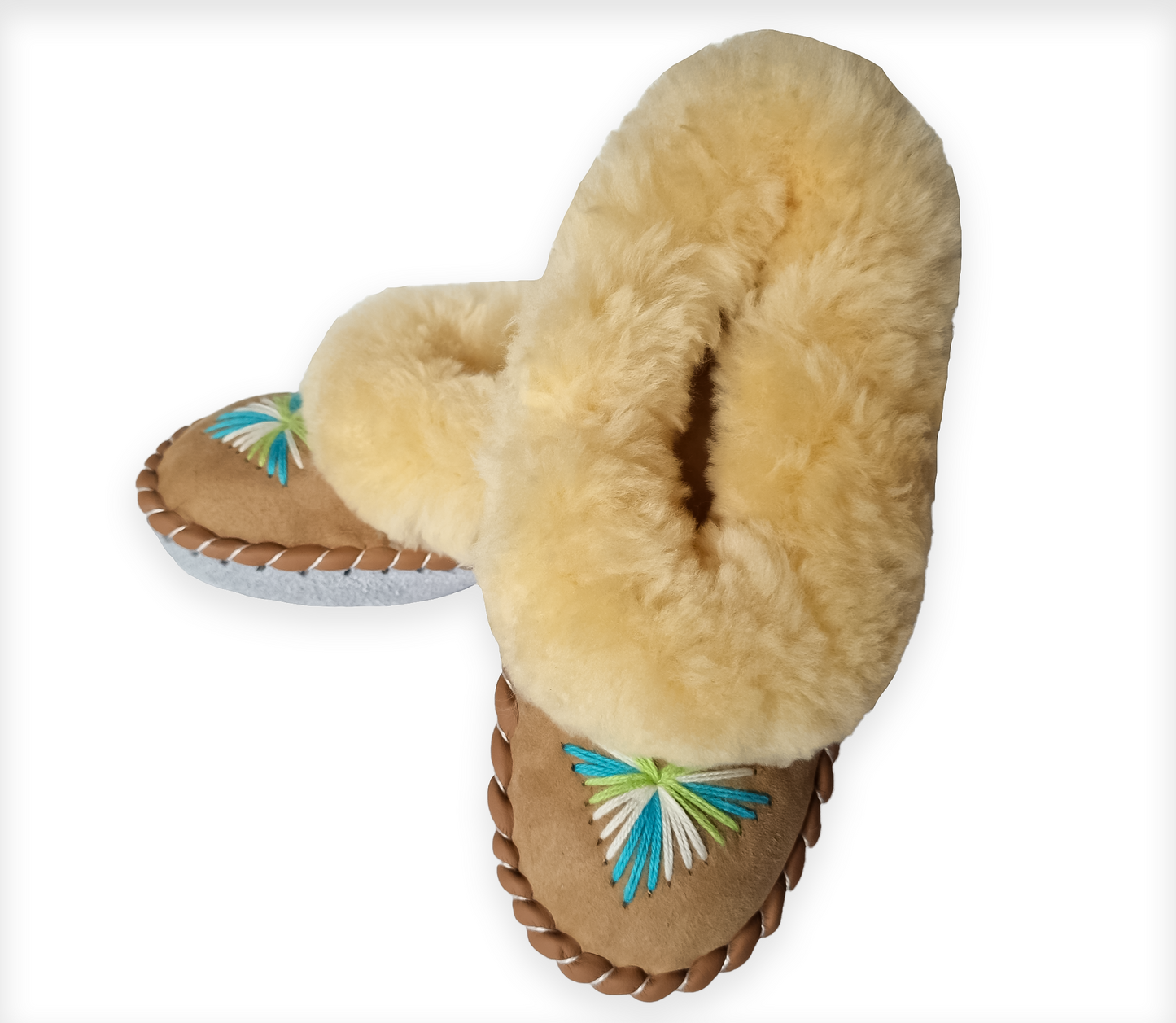 Highlander Home Slippers Warm Woolen Warm Winter Leather Slippers