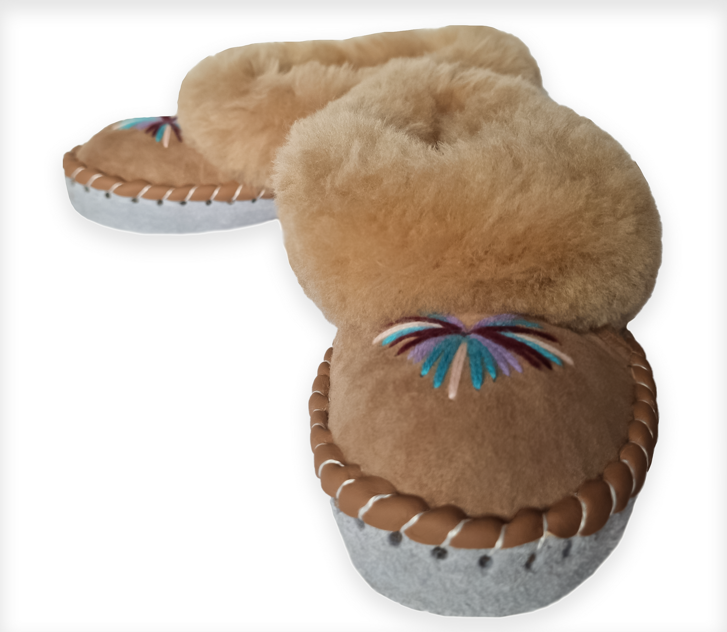 Highlander Home Slippers Warm Woolen Warm Winter Leather Slippers