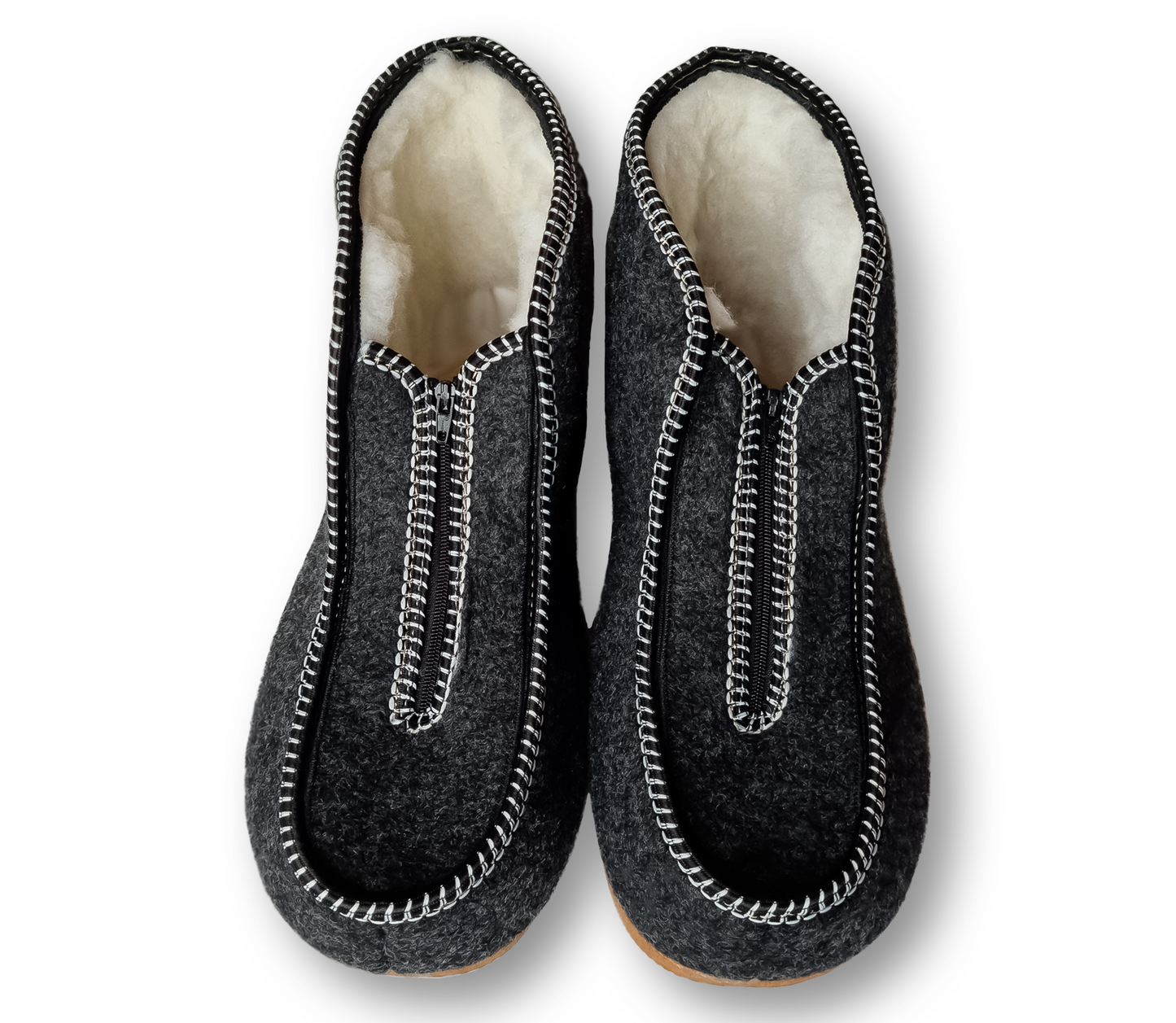 Highlander Home Slippers Warm Woolen Warm Winter Leather Slippers