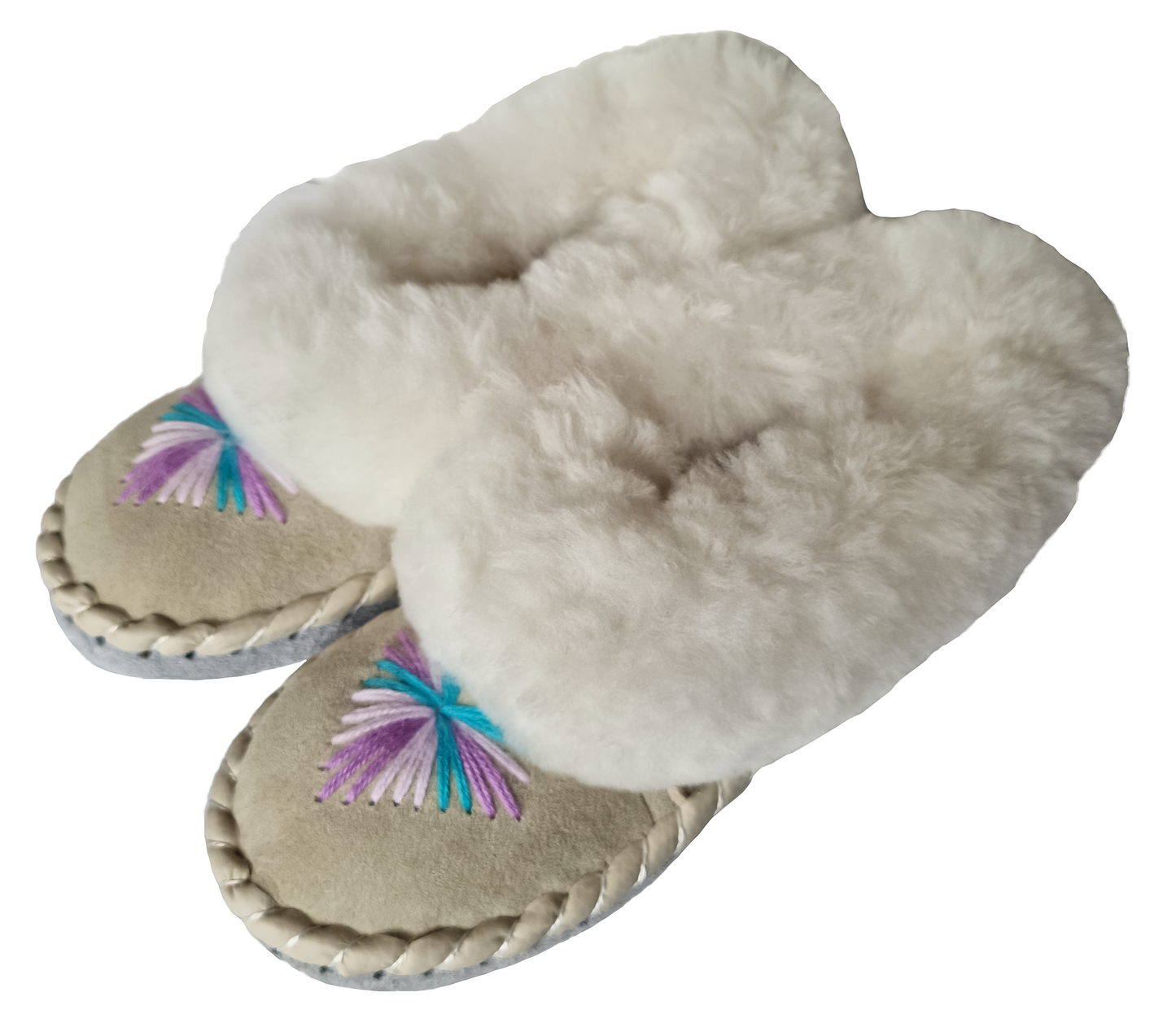 Highlander Home Slippers Warm Woolen Warm Winter Leather Slippers