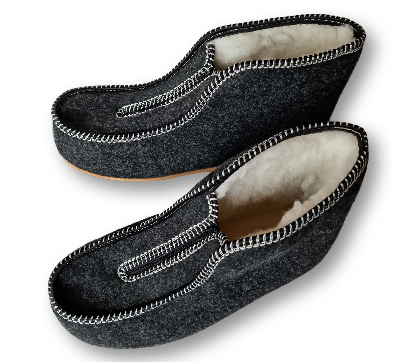 Highlander Home Slippers Warm Woolen Warm Winter Leather Slippers