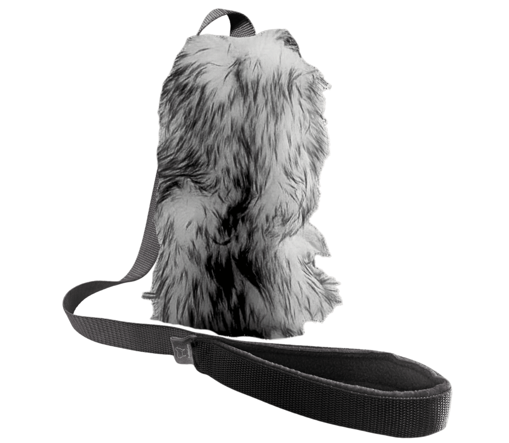 ROPE TUG NATURAL SHEEP WOOL 80CM - DOG TOY