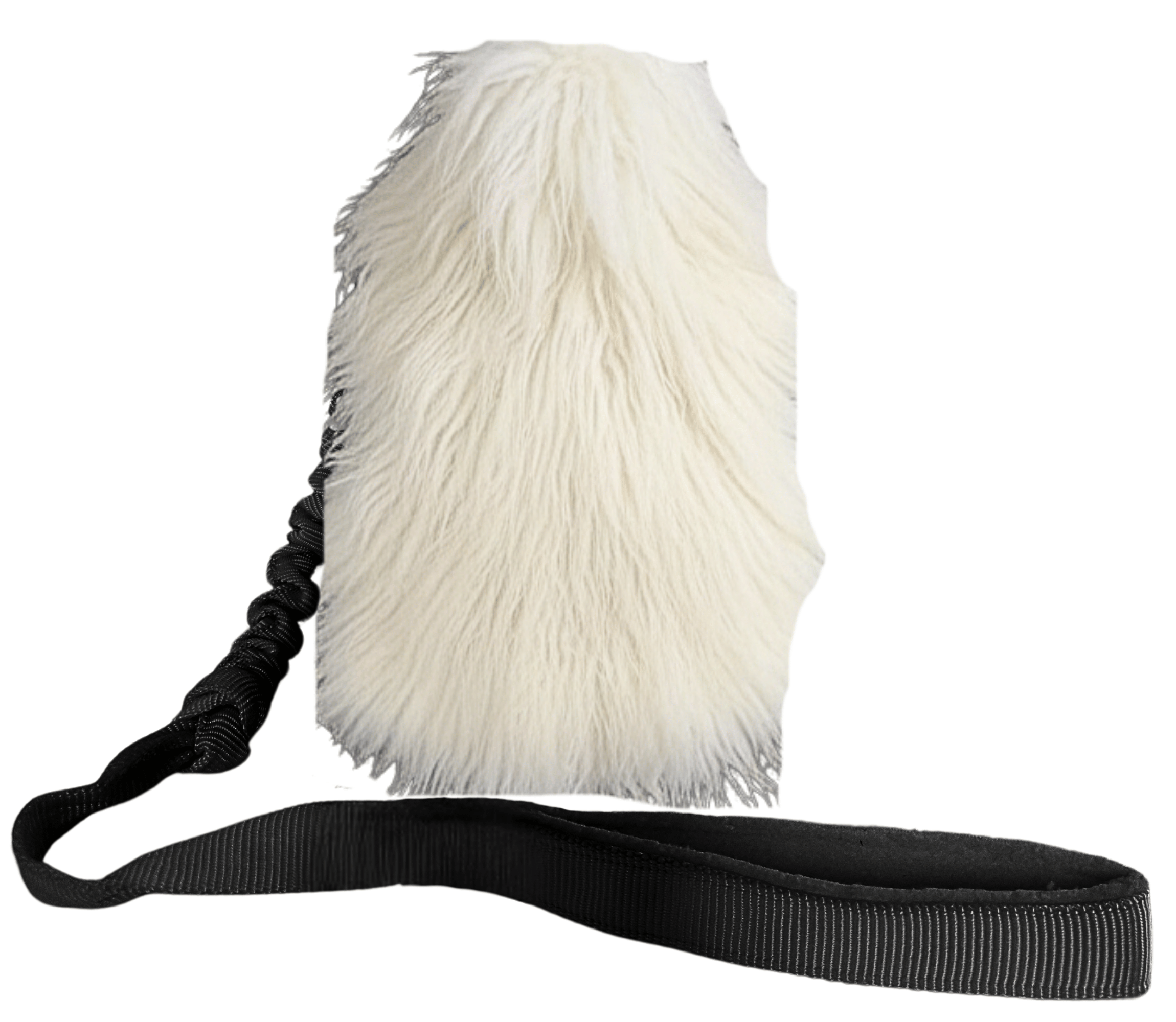 SZARPAK NATURALNE FUTRO OWCZE AMORTYZATOR 70CM - ZABAWKA DLA PSA