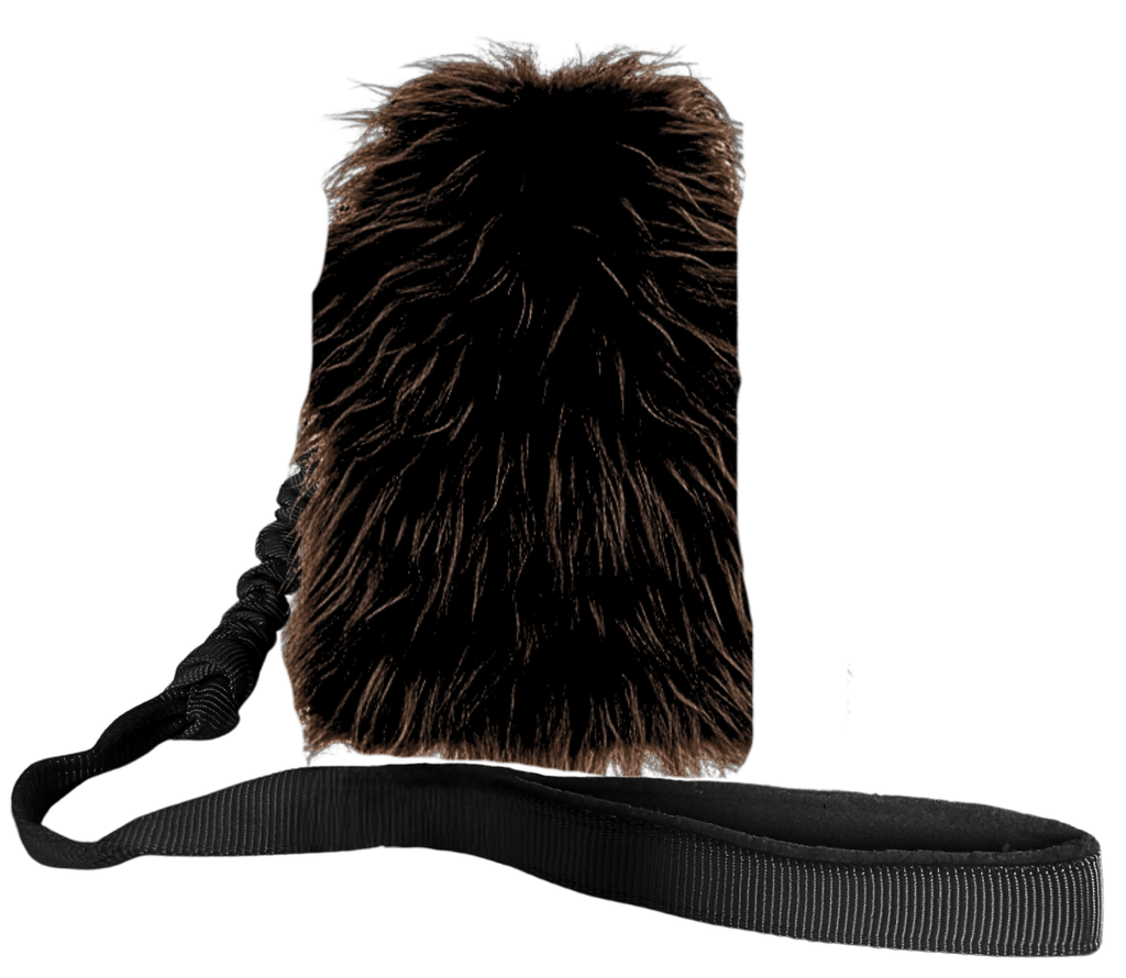 SHEEPSKIN BITE TUG WITH SHOCK ABSORBER 70CM - DOG TOY