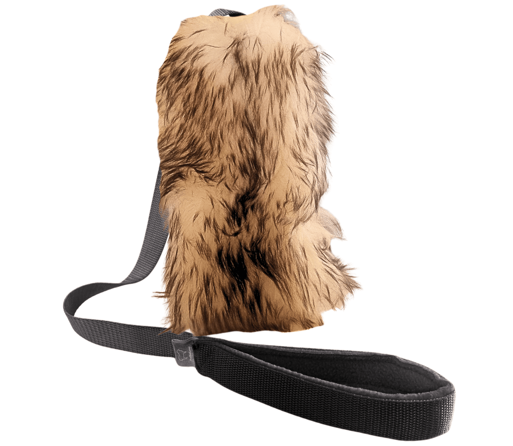 TEASER NATURAL SHEEP WOOL 80CM - DOG TOY