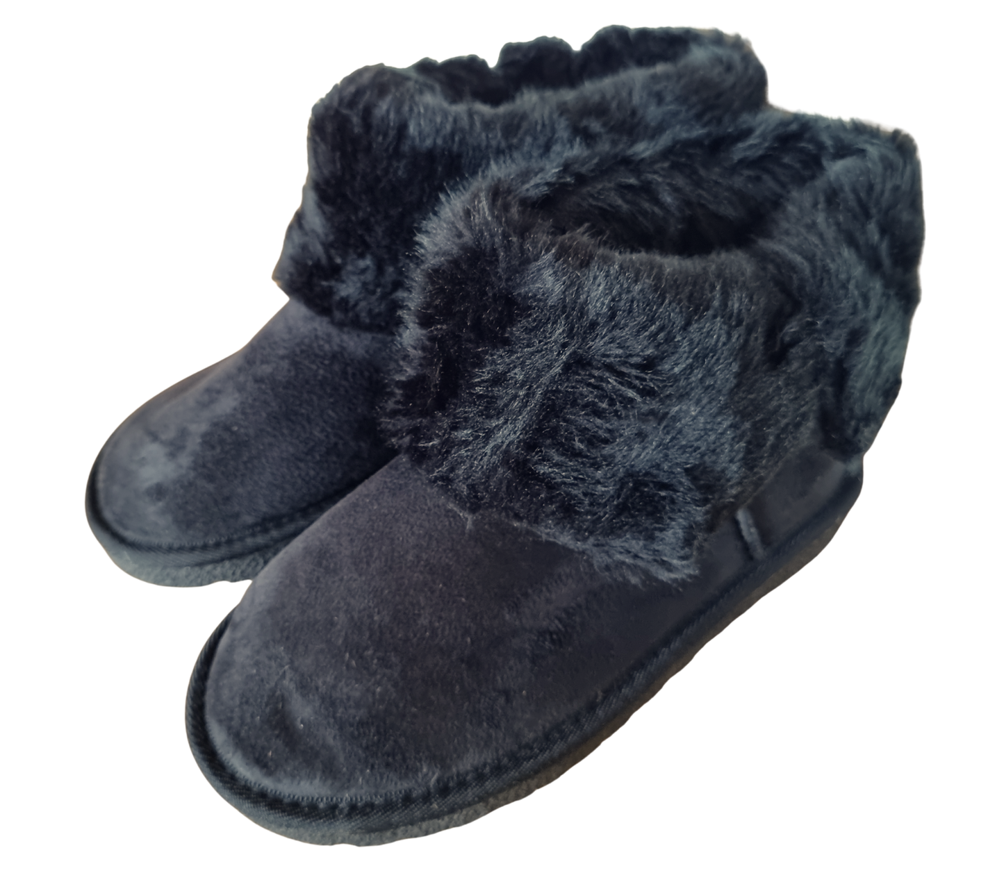 Czarne Śniegowce Kapcie zimowe Ciepłe Buty damskie Czarne Botki