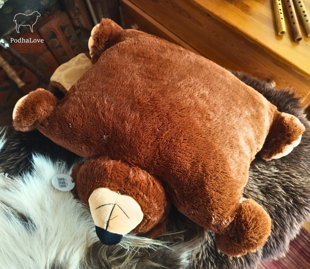 Lamb Foldable Plush Cushion - 53cm