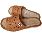 Podhalove Women's Slippers, Highlander Leather Flip-Flops, Ciapy Laczki