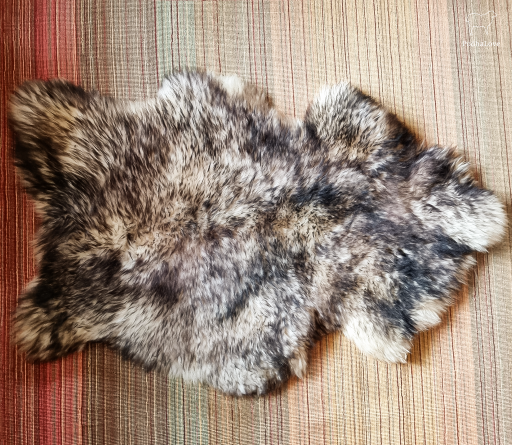 SKÓRA OWCZA SKÓRY OWCZE NATURALNE 120-130 cm DUŻE XXL