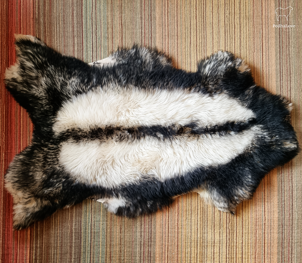 SKÓRA OWCZA SKÓRY OWCZE NATURALNE 120-130 cm DUŻE XXL