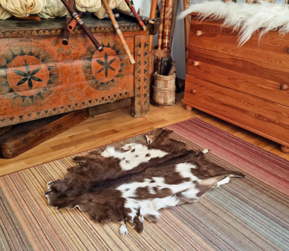 Schaffell Premium Schaffell Teppich Natur Rund Groß XXL