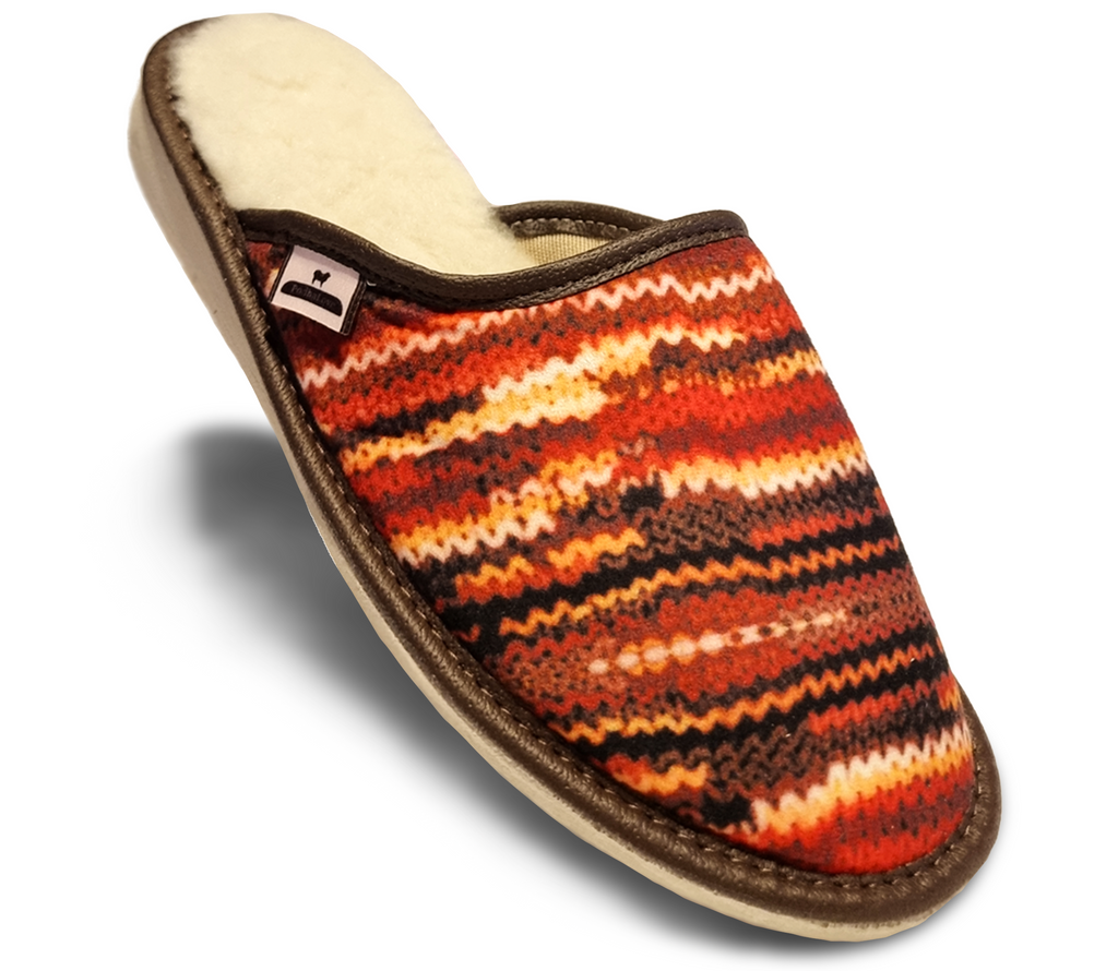 Podhalove Women's Slippers, Highlander Leather Flip-Flops, Ciapy Laczki