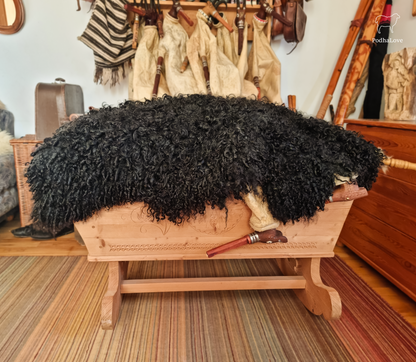 Schaffell Premium Schaffell Teppich Natur Rund Groß XXL
