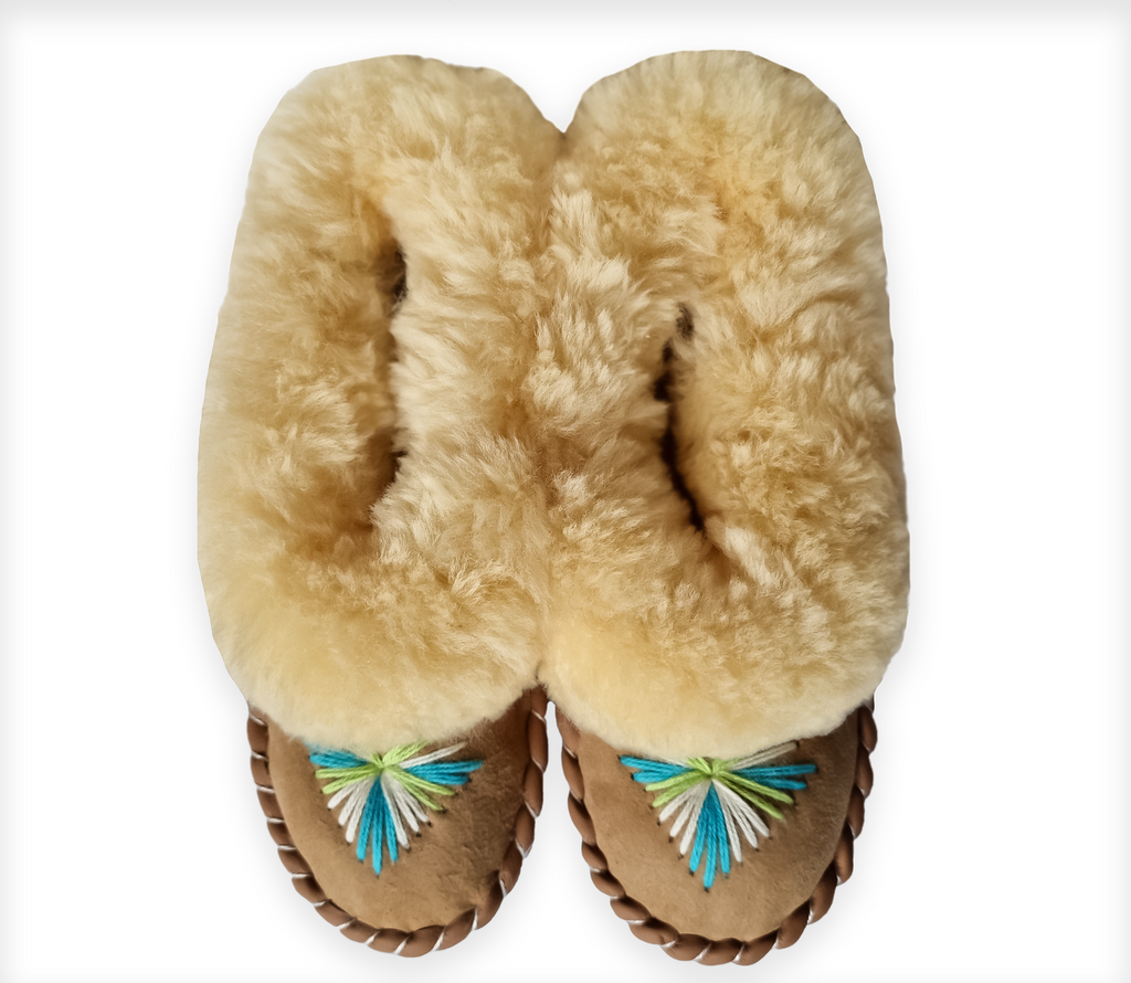 Highlander Home Slippers Warm Woolen Warm Winter Leather Slippers
