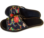 Pantofle Góralskie Kapcie Damskie Letnie Góralskie Kwiaty Klapki Podhalove