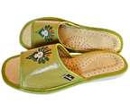 Podhalove Women's Slippers, Highlander Leather Flip-Flops, Ciapy Laczki