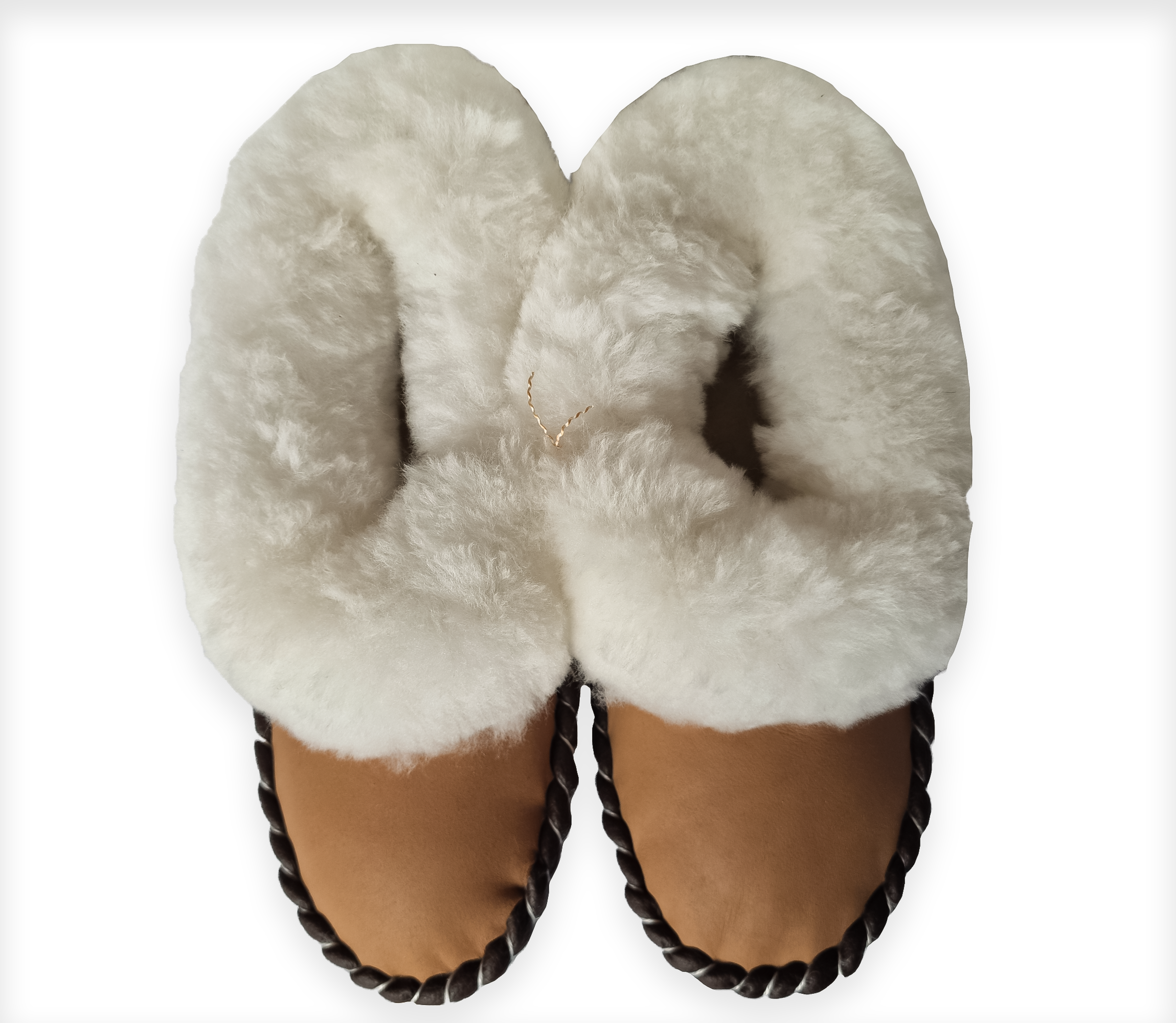 Bambosze Góralskie Domowe Kapcie Ciepłe Wełniane Ciepłe Zimowe Skórzane