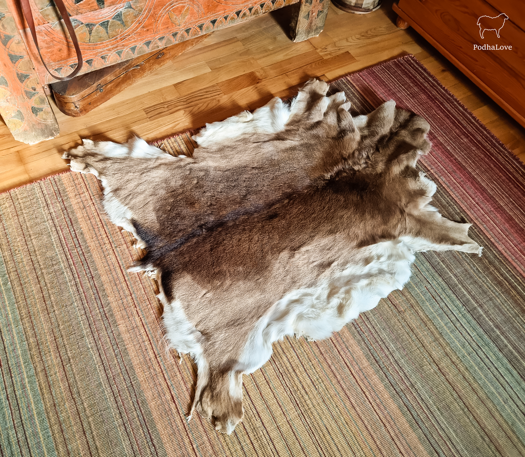 SKÓRA Z DANIELA BRĄZOWE SKÓRY Z DANIELA NATURALNE 90 - 100 cm DUŻE