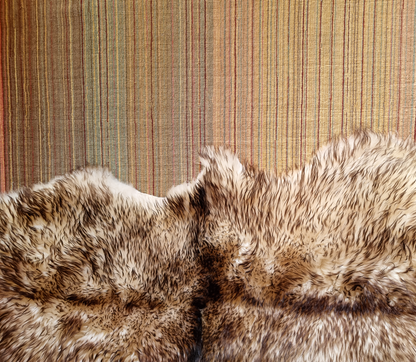Schaffell Premium Schaffell Teppich Natur Rund Groß XXL