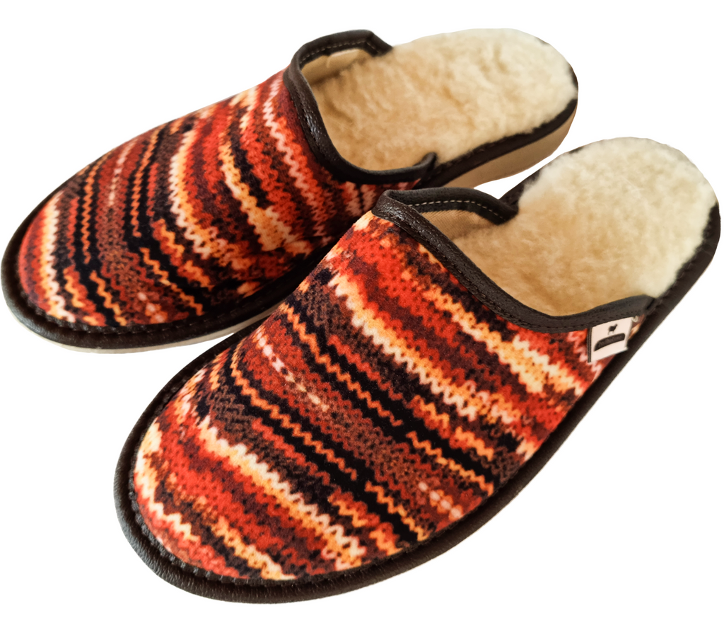 Podhalove Women's Slippers, Highlander Leather Flip-Flops, Ciapy Laczki