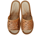 Podhalove Women's Slippers, Highlander Leather Flip-Flops, Ciapy Laczki