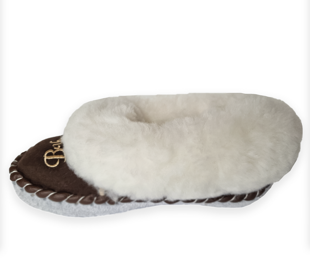 Highlander Home Slippers Warm Woolen Warm Winter Leather Slippers