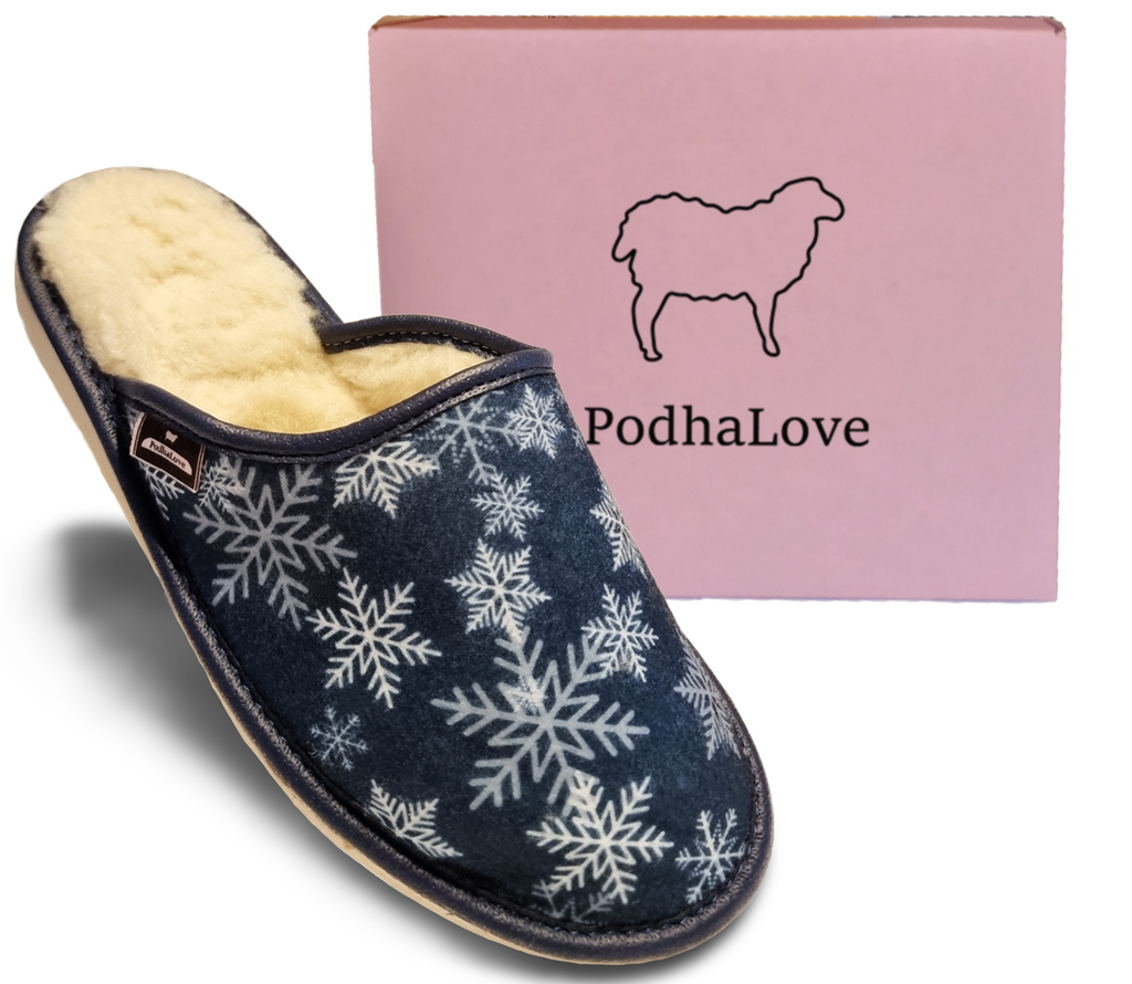 Podhalove Women's Slippers, Highlander Leather Flip-Flops, Ciapy Laczki