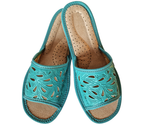 Podhalove Women's Slippers, Highlander Leather Flip-Flops, Ciapy Laczki
